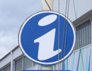 Picture representing site information - information signe